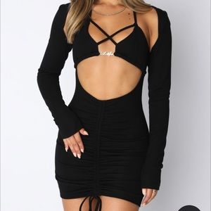 White Fox Dress ‘Her wild side mini dress’